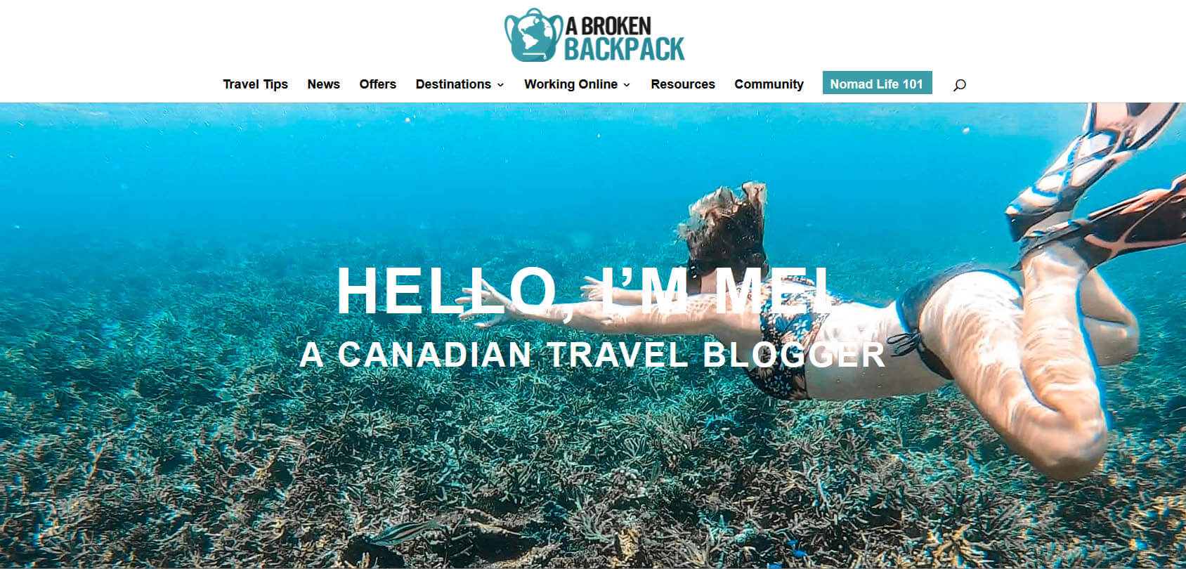 A Broken Backpack Homepage