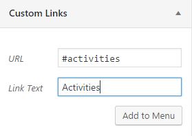 Activities ID link