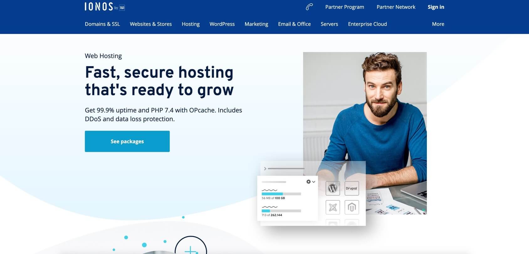 IONOS home page