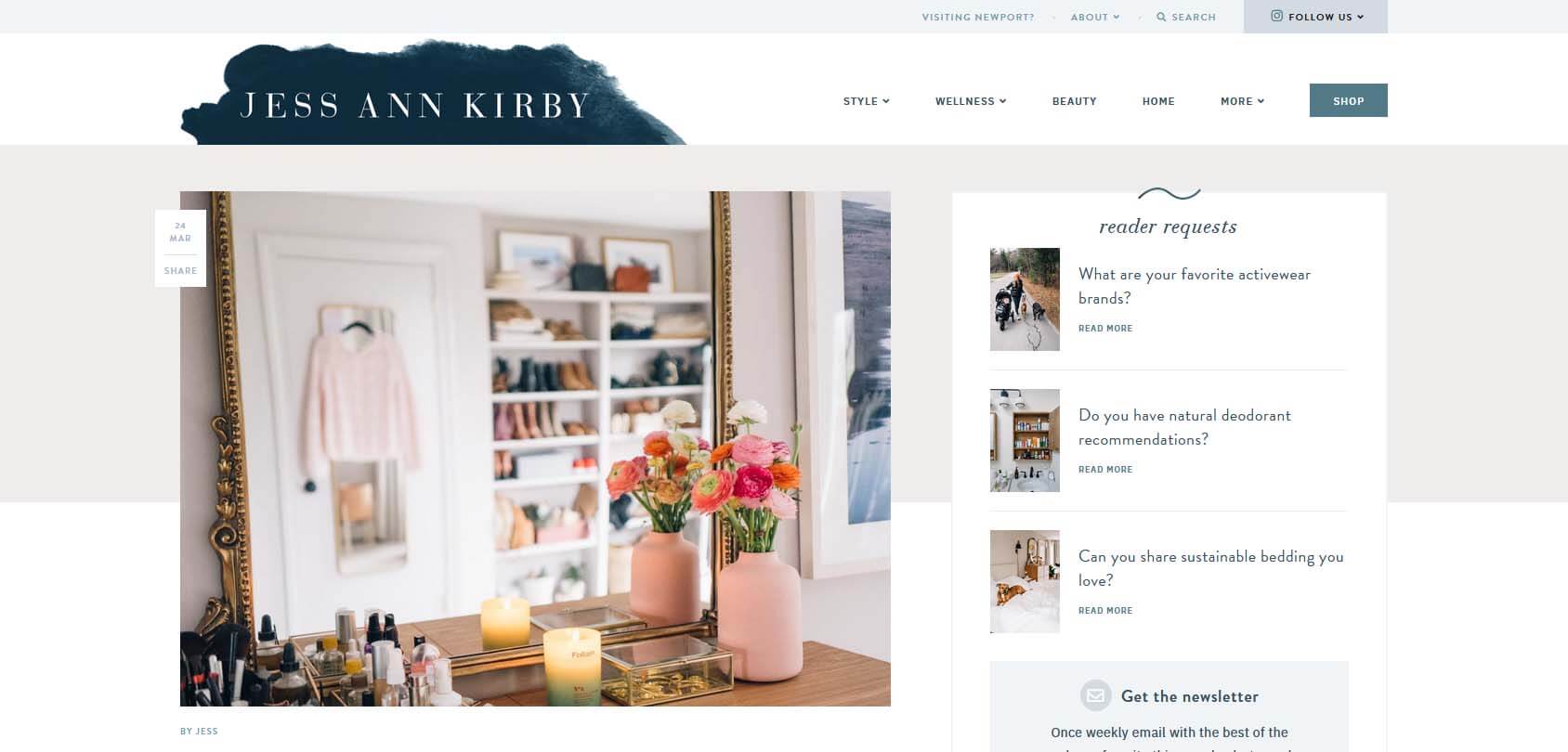 Jess Ann Kirby Homepage