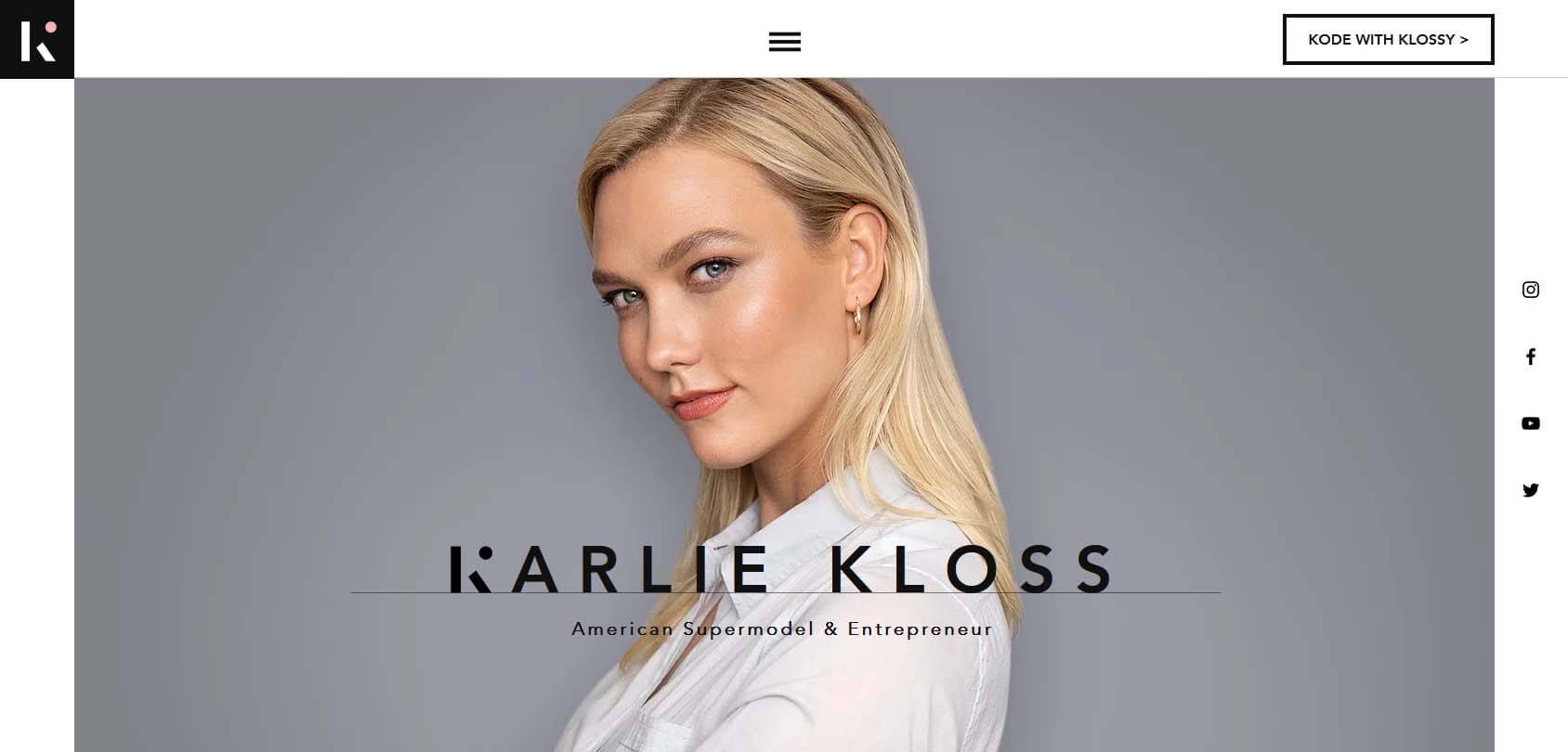 Karlie Kloss Homepage