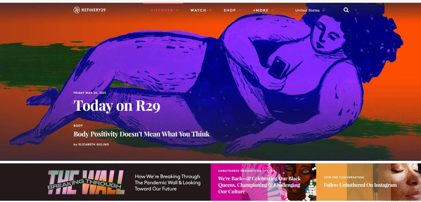 Refinery29 Homepage