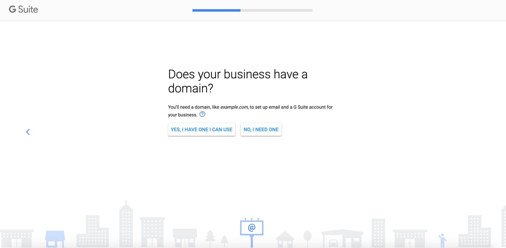 gsuite domain step