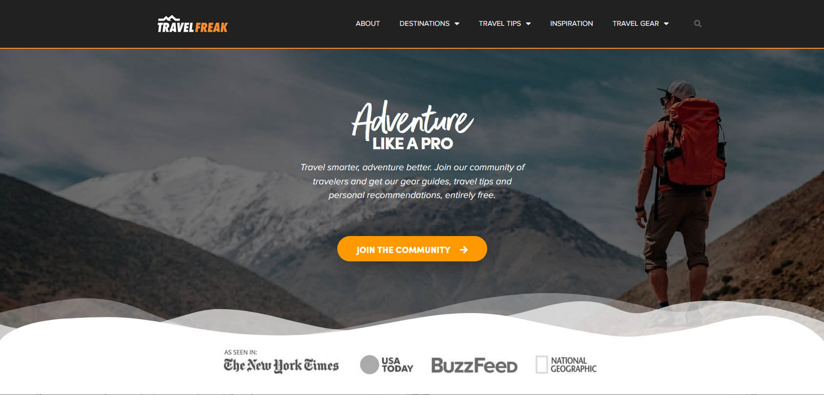 Travel Freak Homepage