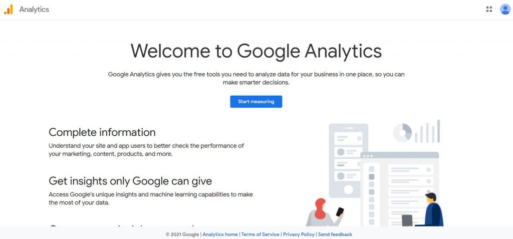 welcome to google analytics