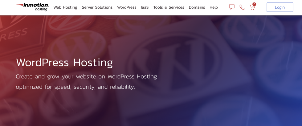 InMotion WordPress hosting