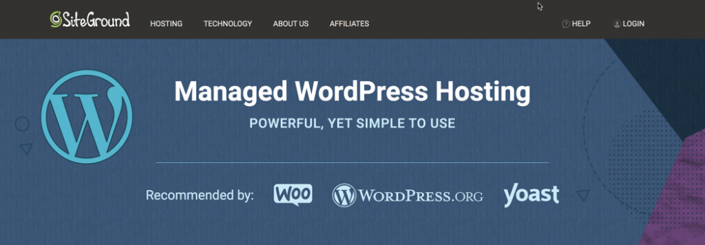 SiteGround WordPress hosting